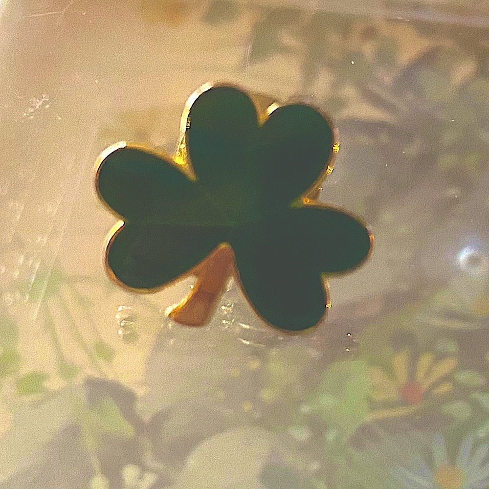 🙀☘️ St Patty Clover Pin ☘️ In Nice Pre 💚Condition ☘️ - Picture 6 of 16